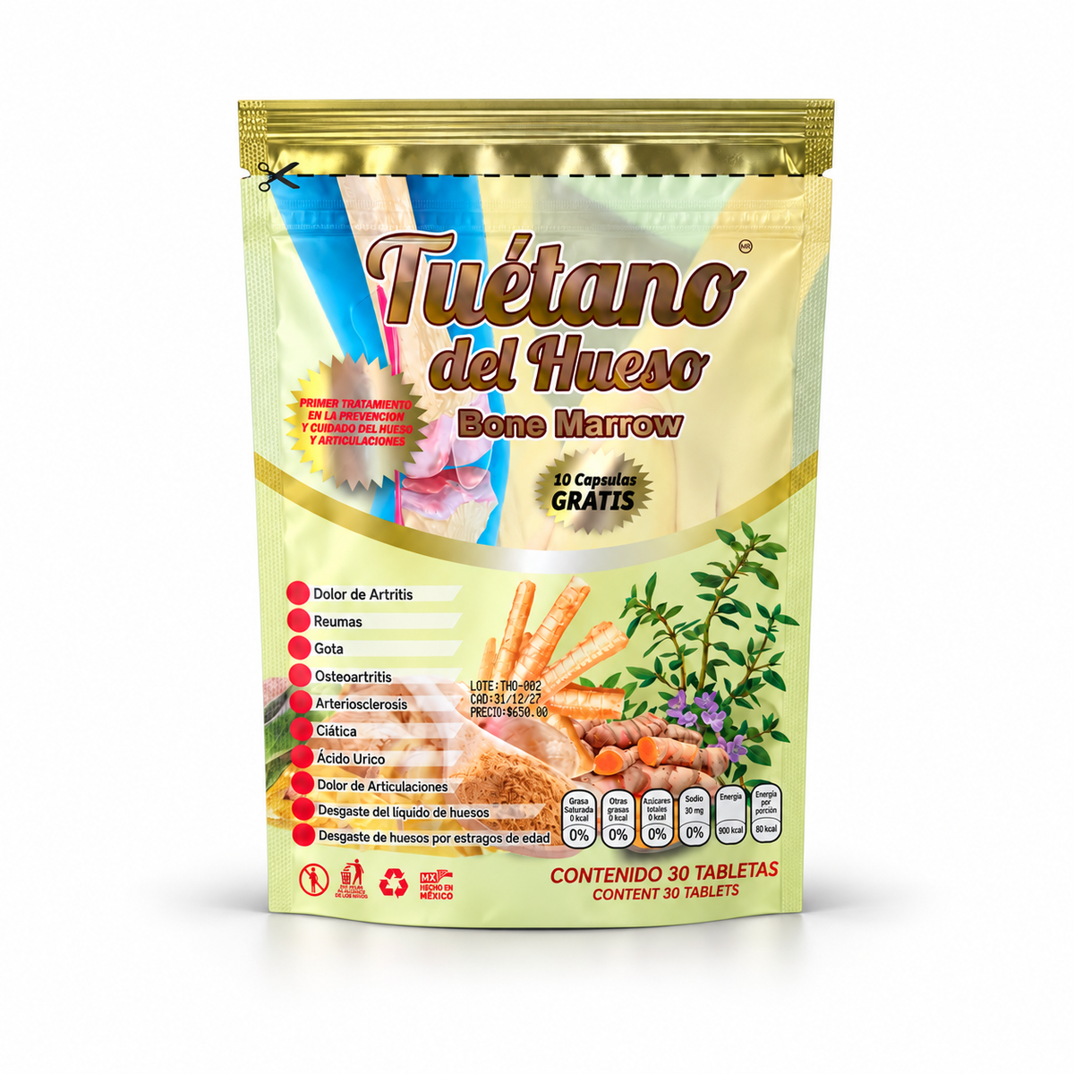 Tuetano del Hueso | 30 Tabletas