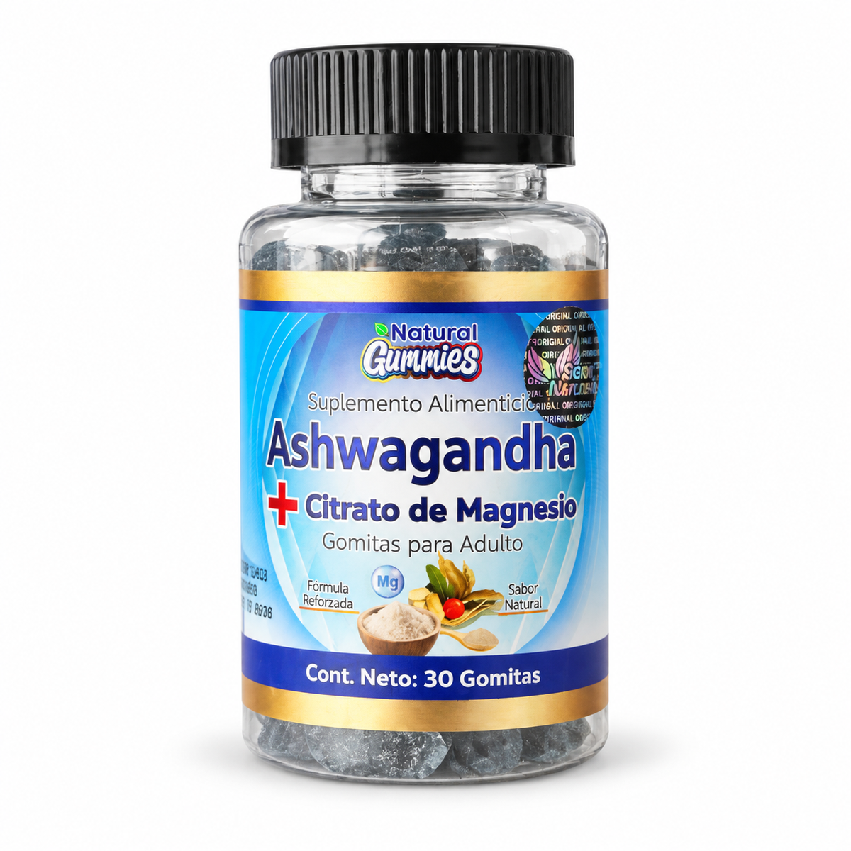 Ashwagandha + Citrato de Magnesio 30 Gomitas