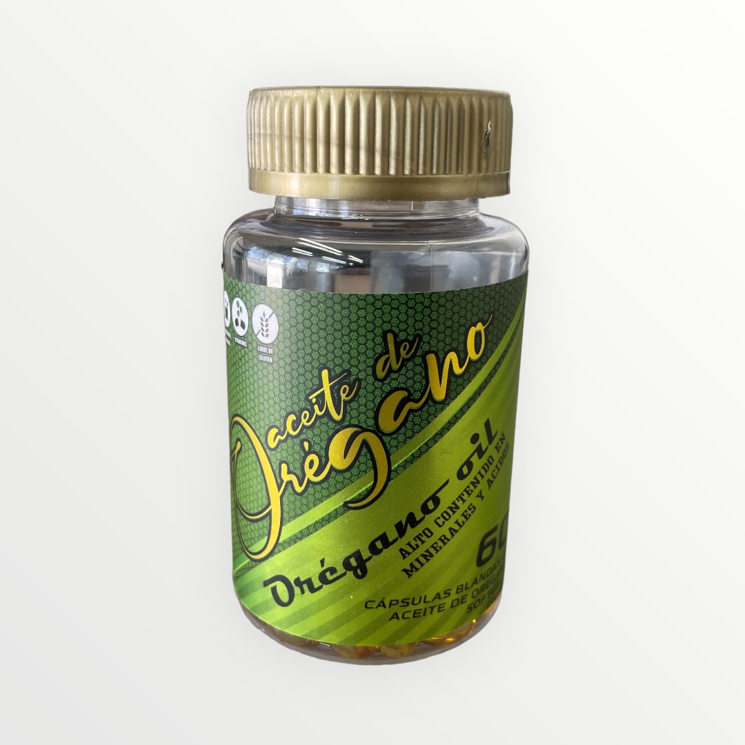 🌿 Aceite de Orégano – 60 Cápsulas (Sioux)