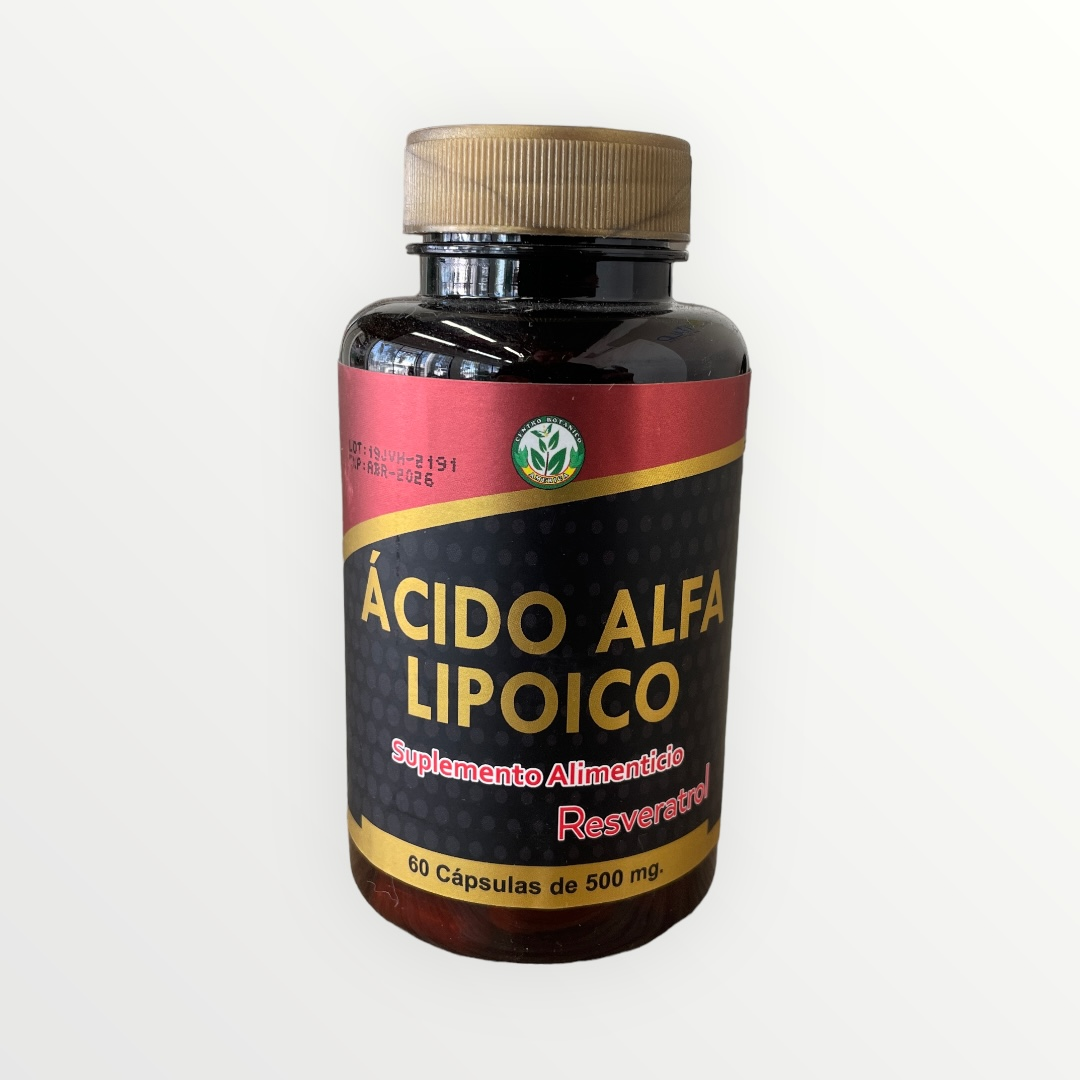 ⚡ Ácido Alfa Lipoico – 60 Cápsulas (Centro Botánico América)