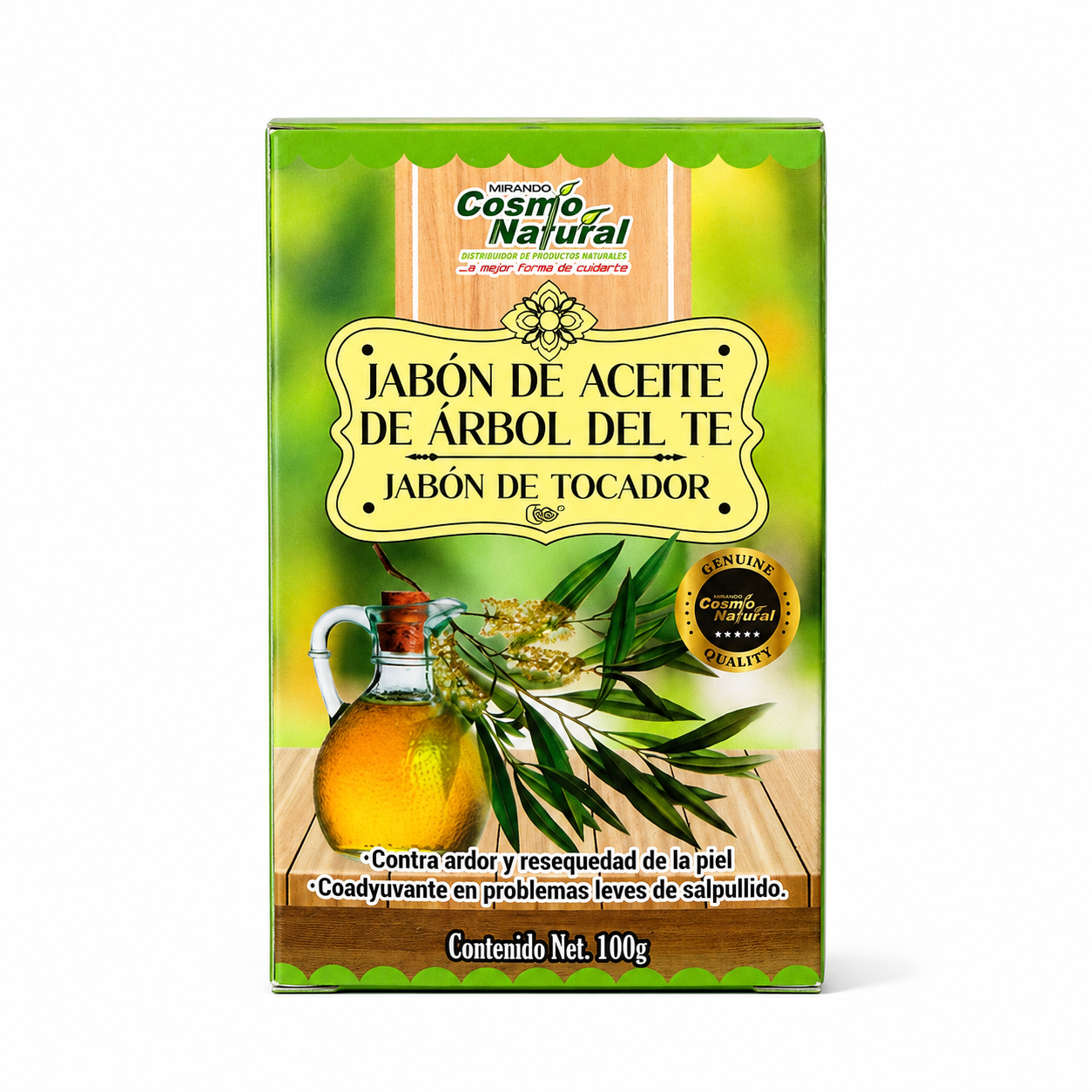 Jabón de Aceite de Árbol del Té 100 gramos