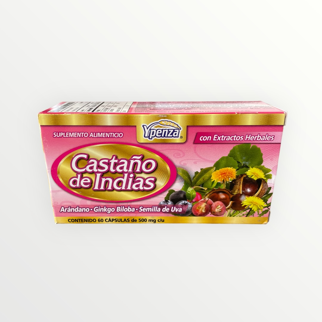 🌿 Castaño de Indias 60 cápsulas – Ypenza