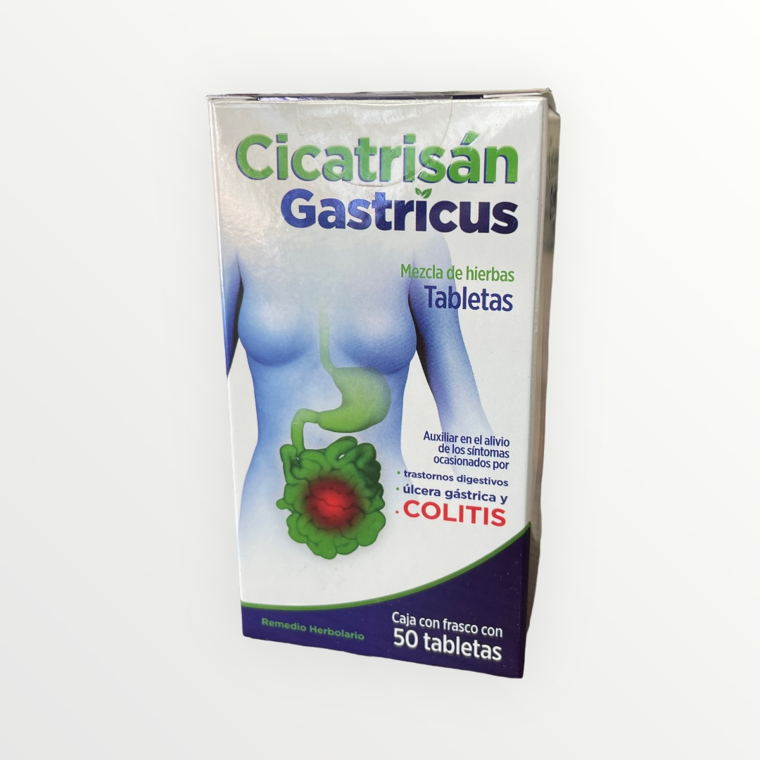 🌿 Cicatrisan Gastricus – 50 Tabletas