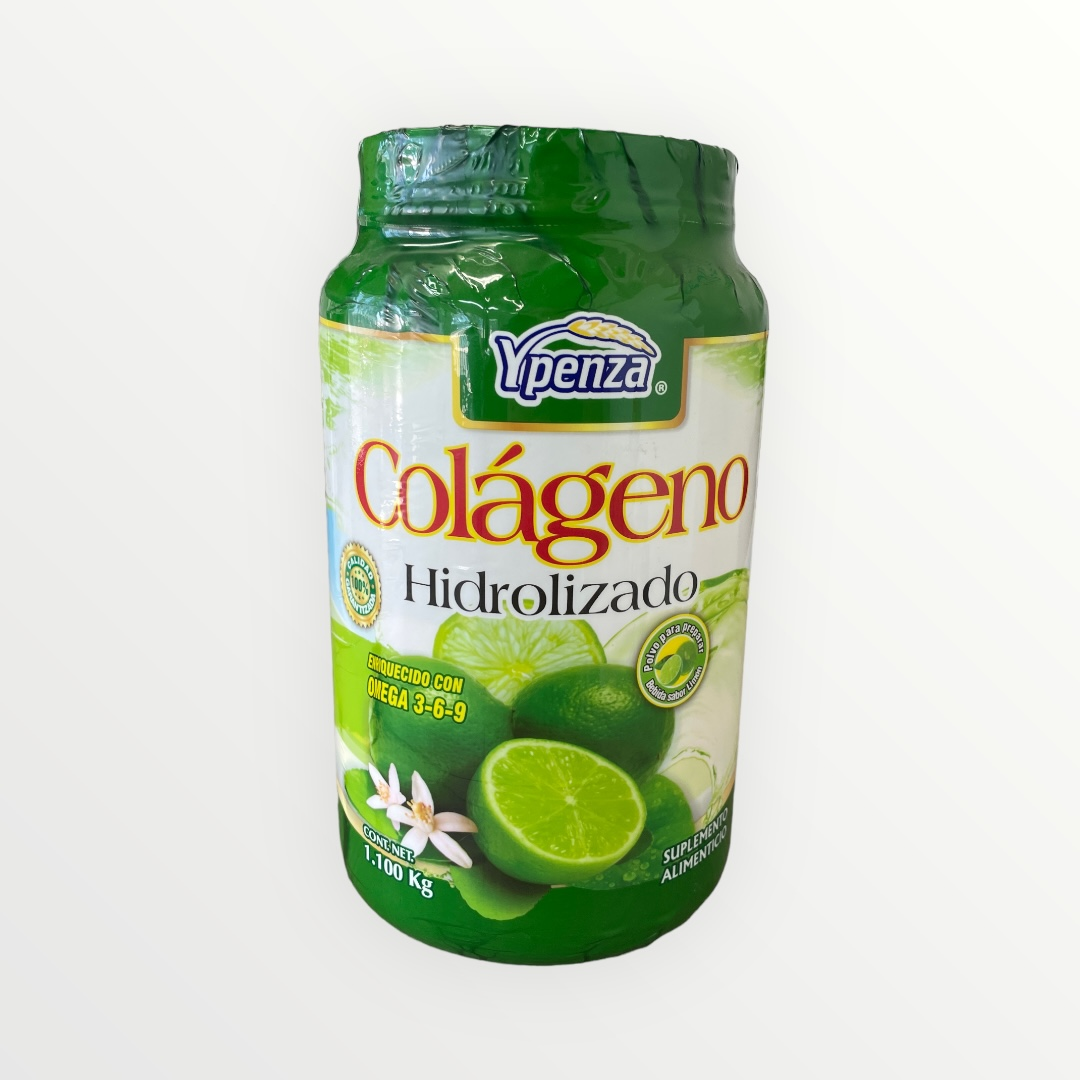 🍋 Colágeno Hidrolizado Sabor Limón – Ypenza (1.1 kg)