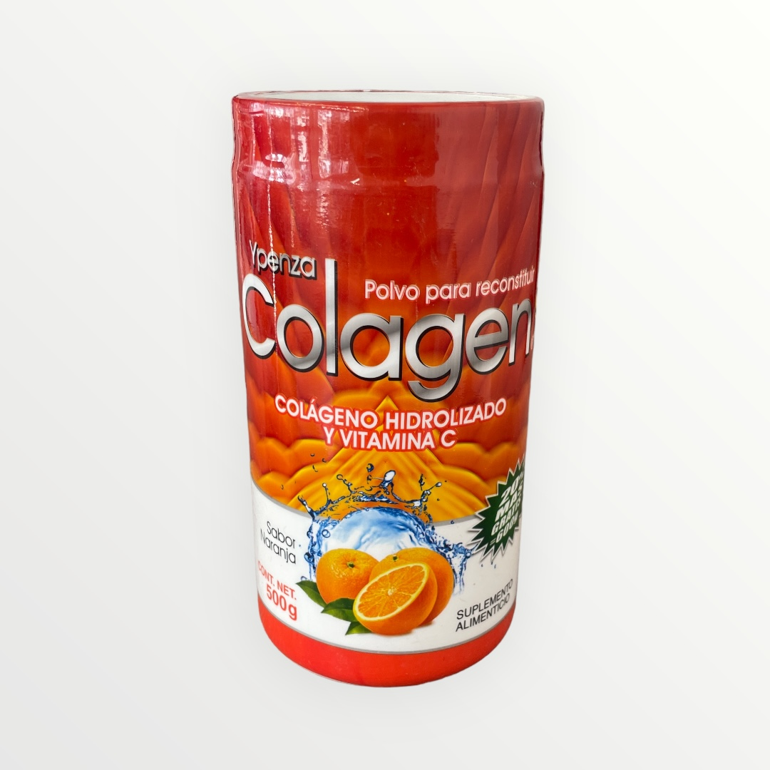 🍊 Colágeno Hidrolizado 500 g Sabor Naranja – Ypenza