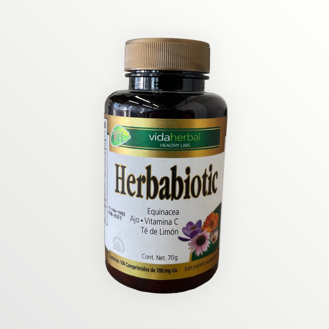🌿 Herbabiotic – Vida Herbal (100 tabletas)