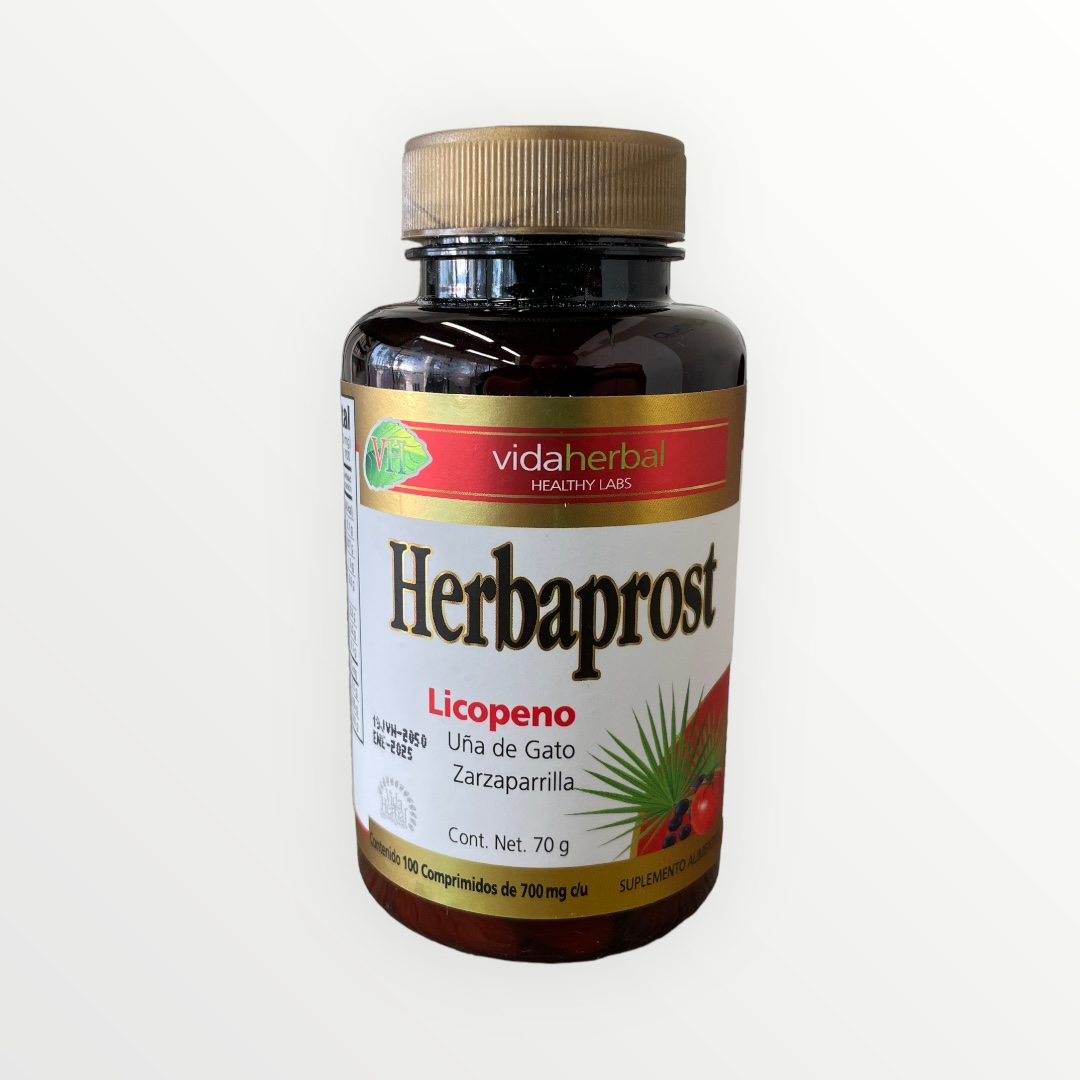 💪 Herbaprost – 100 Tabletas (Vida Herbal)