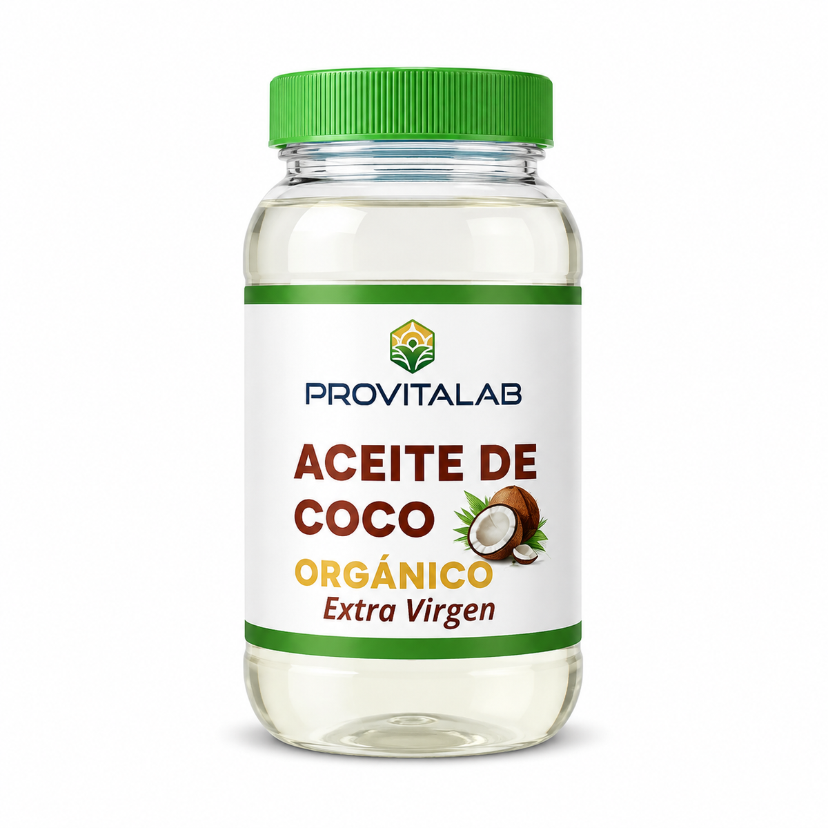 🥥 Aceite de Coco Orgánico Extra Virgen – Provitalab (473ml)