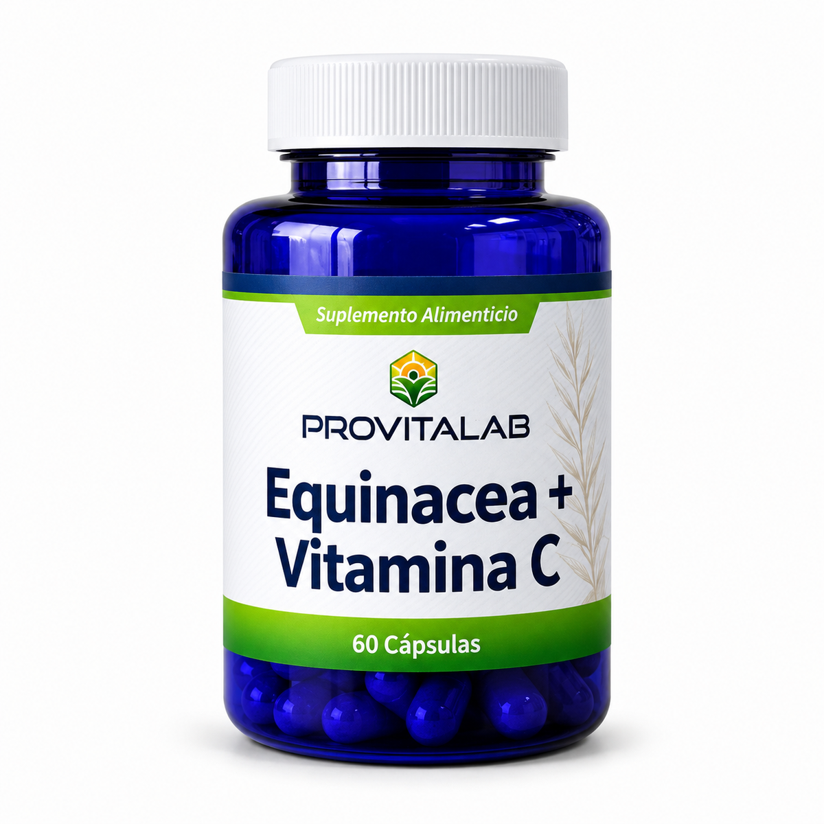 🌿 Equinacea + Vitamina C – Provitalab (60 cápsulas)