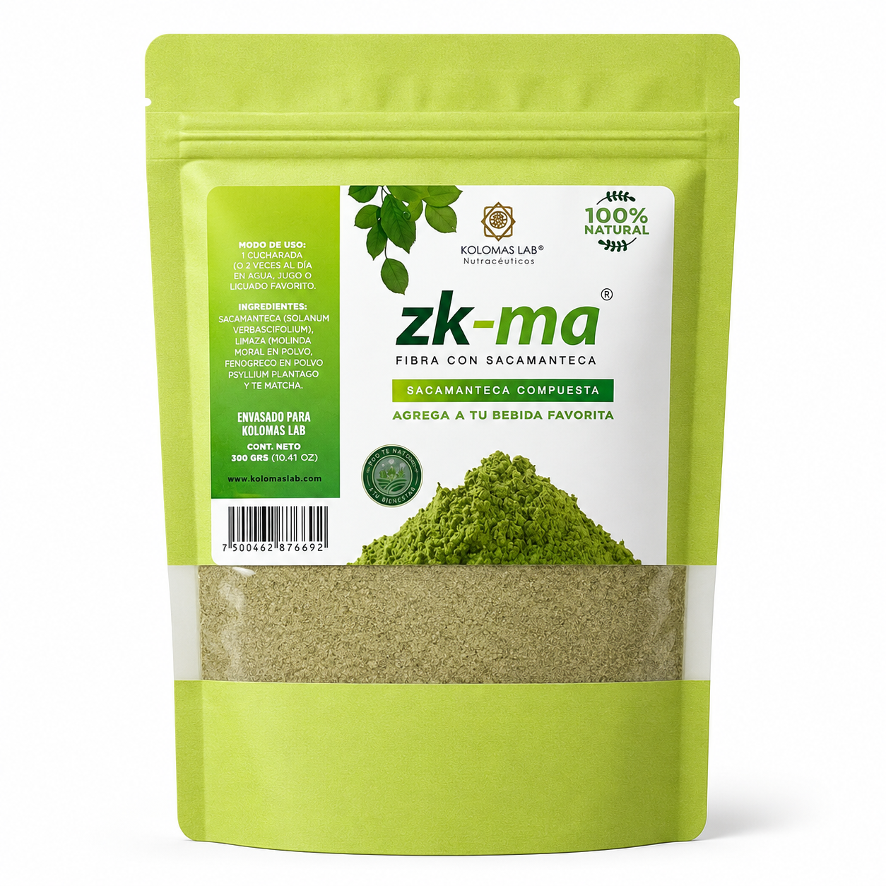ZKMA Fibra de Sacamanteca 300gr Kolomas Lab