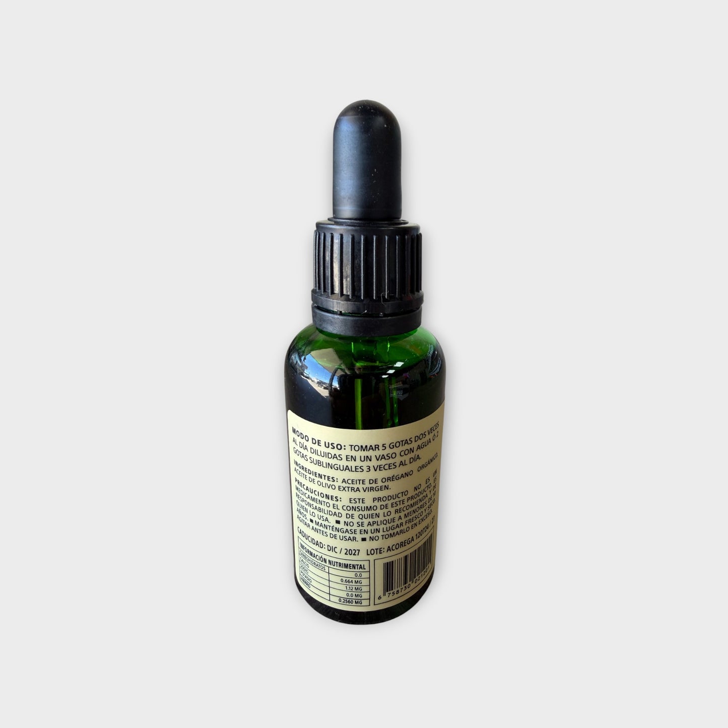 🌿 Aceite de Orégano Orgánico – SIOUX (30 ml)