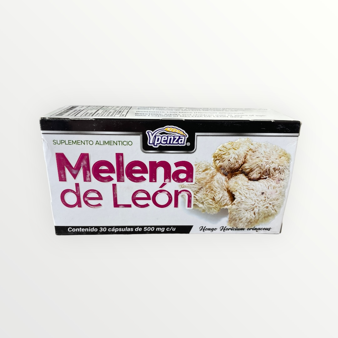 🍄 Melena de León – 30 Cápsulas (Ypenza)