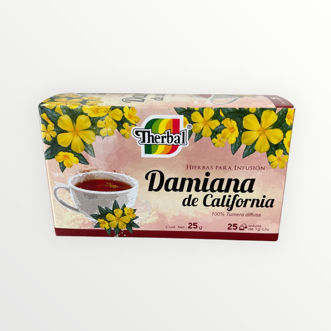 🌼 Té de Damiana de California 25 sobres – Therbal