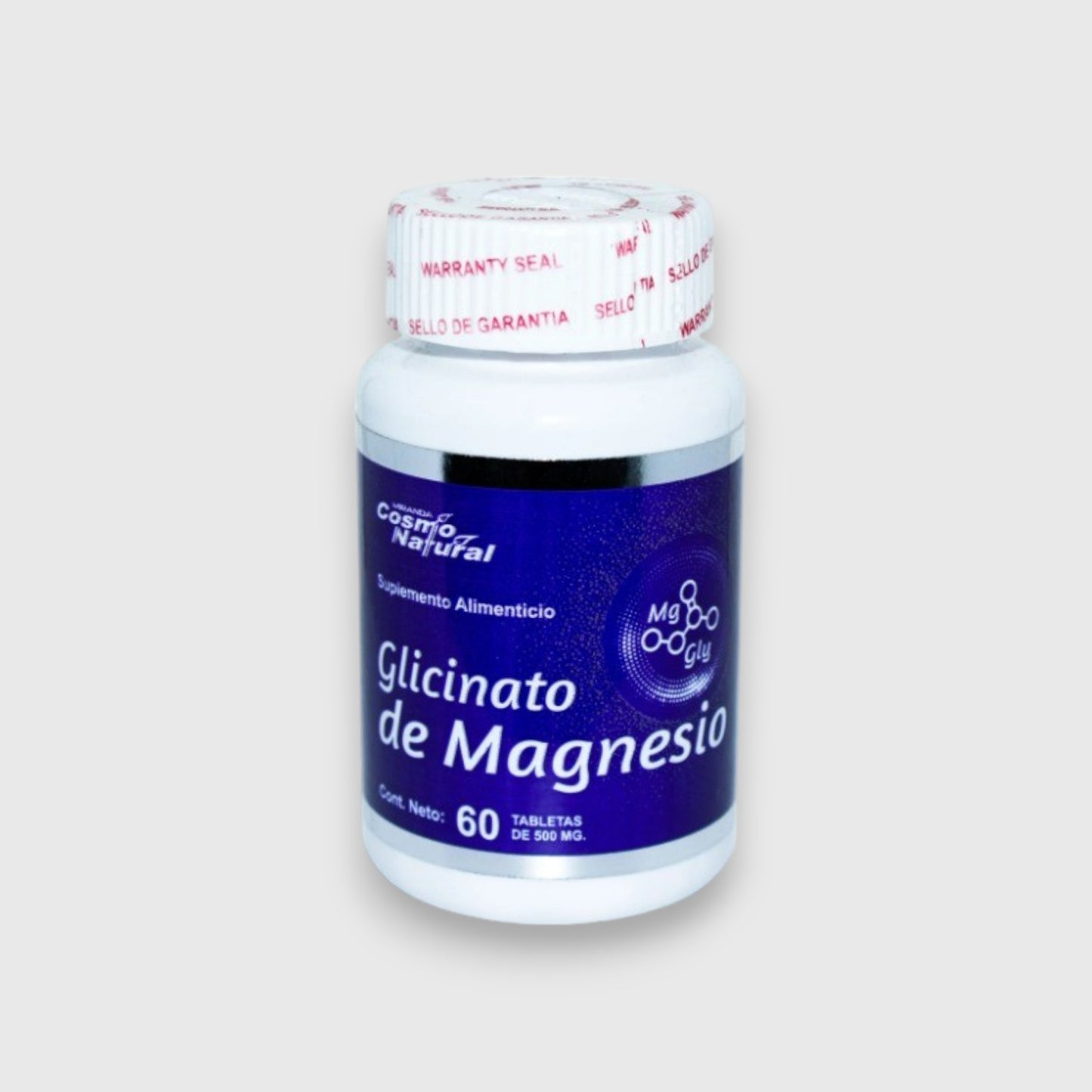💊 Glicinato de Magnesio – CosmoNatural (60 tabletas)