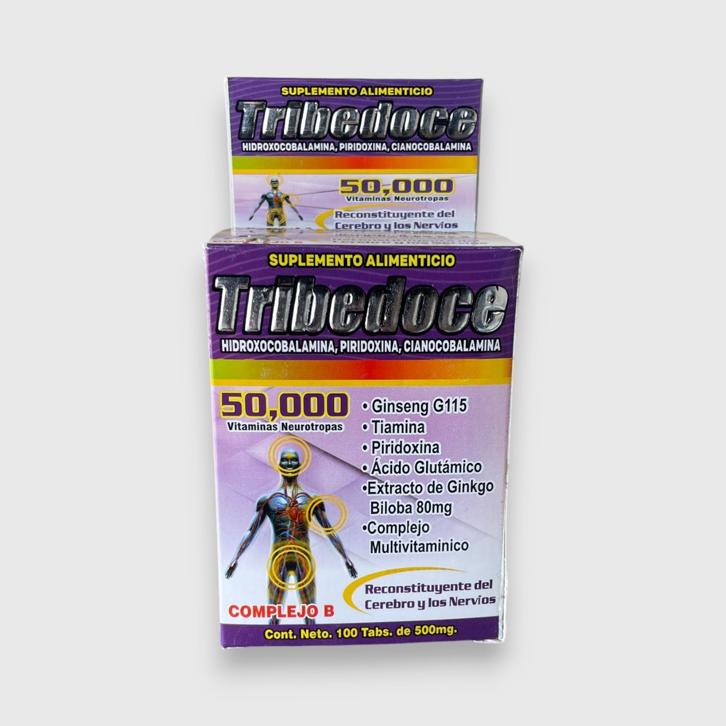 💊 Tribedoce 50,000 B Complex – 100 tabletas