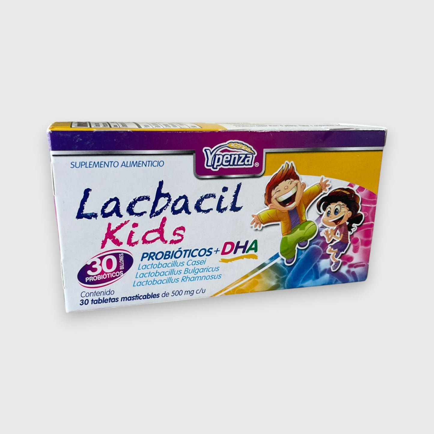 🧒 LacBacil Kids – Ypenza (30 tabletas masticables)