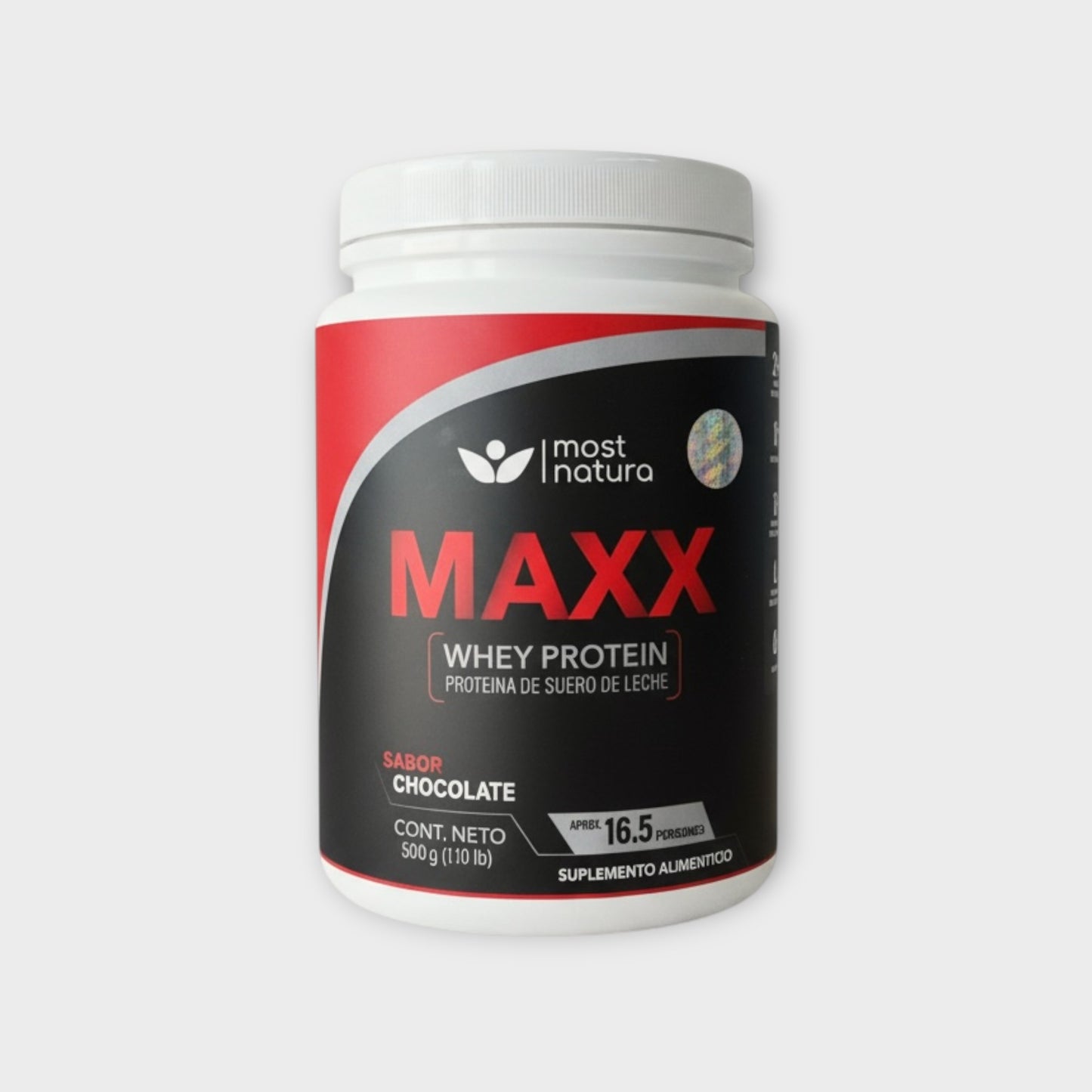 🍫 Proteína MAXX 500 g Sabor Chocolate – Alto Contenido de Aminoácidos y Vitaminas