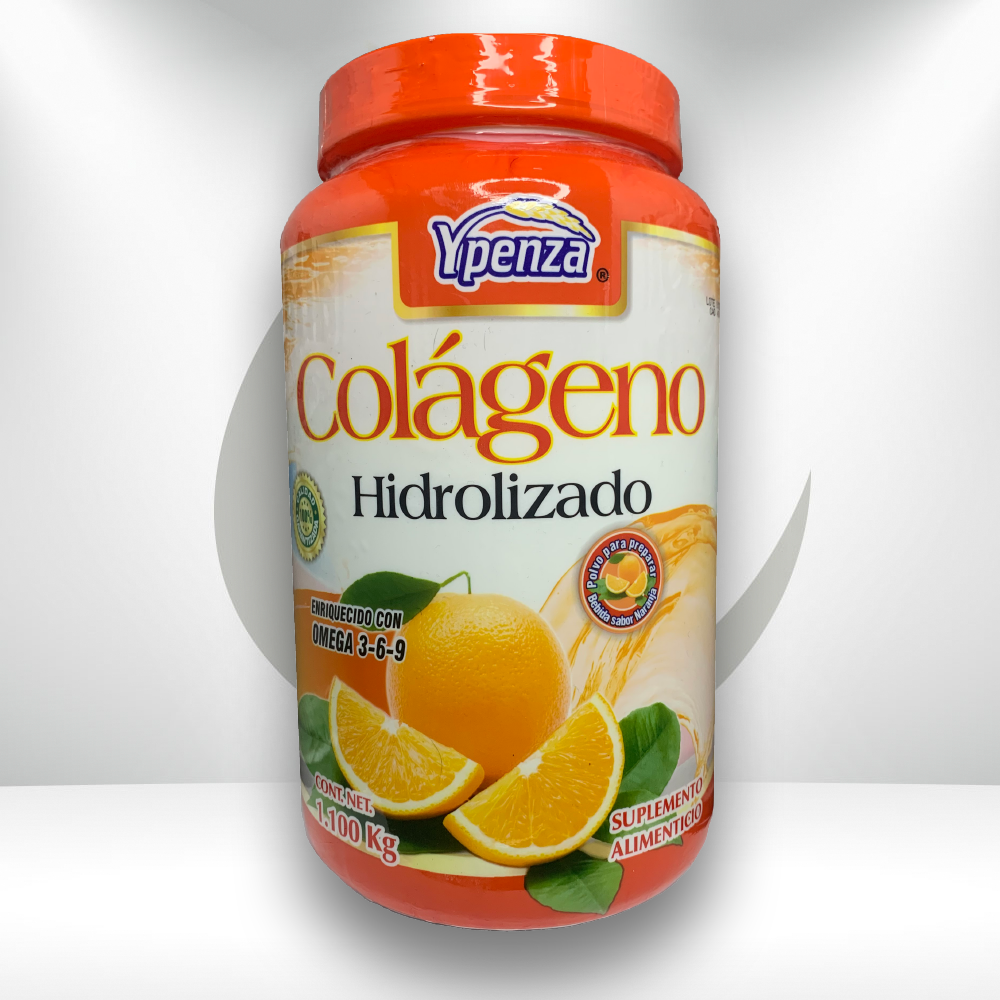🧡 Colágeno Hidrolizado 1.1 kg – Ypenza (Sabor Naranja)