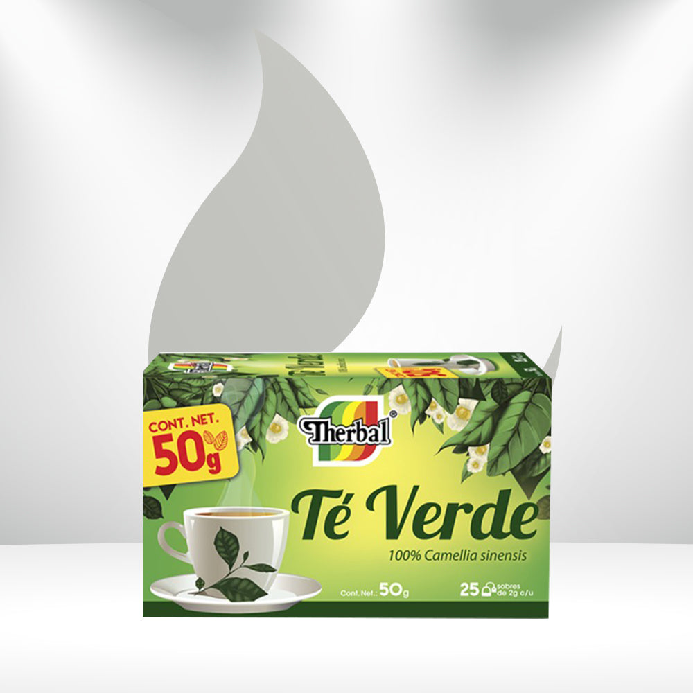 🍵 Té Verde 25 sobres – Therbal