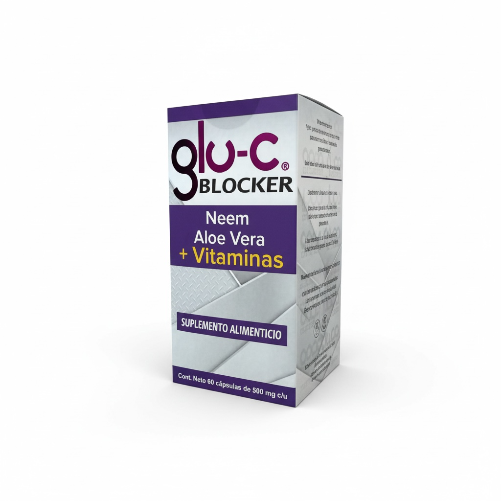 Glu-C Blocker | Neem, Aloe Vera y Vitaminas | Apoyo al Bienestar Metabólico y Equilibrio Diario