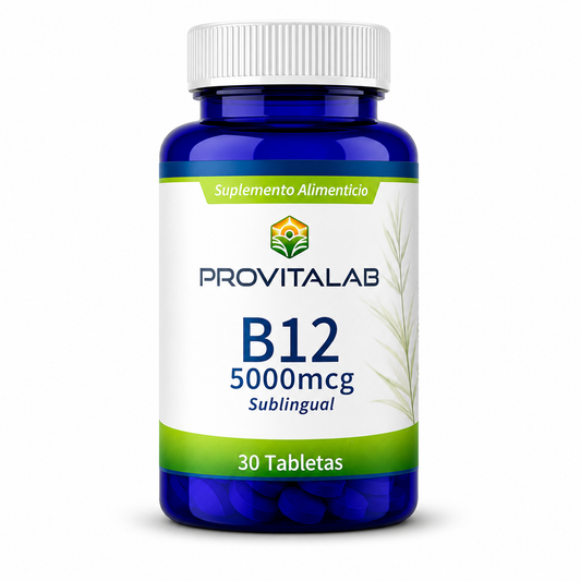 💊 Vitamina B12 5000 mcg – Provitalab (30 tabletas)