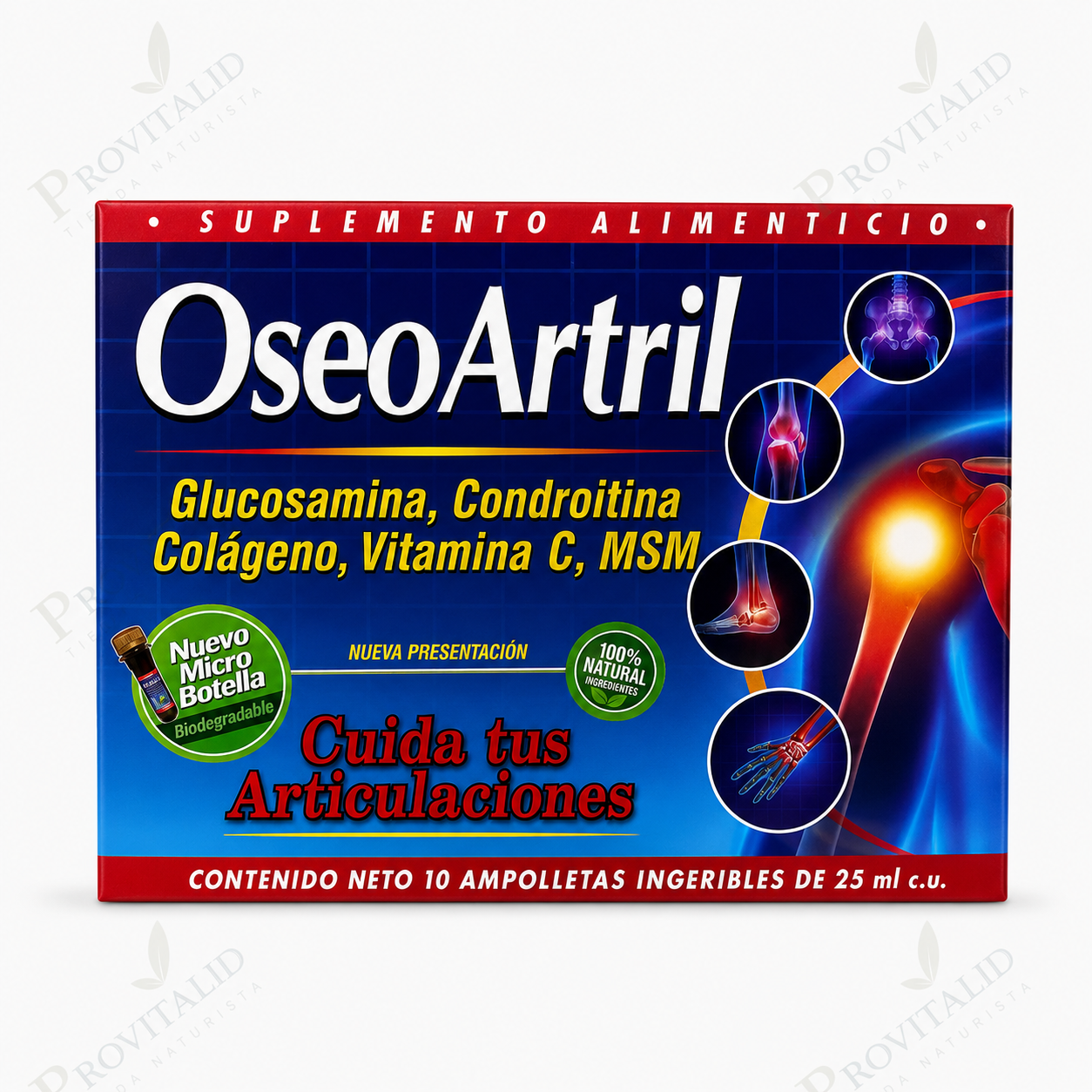 OseoArtril® | Glucosamina, Condroitina, Colágeno y MSM para el Cuidado Integral de tus Articulaciones