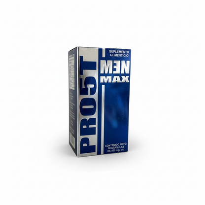 Prost Men Max | Fórmula con Avena Silvestre, Pingüica, Buchu, Zinc y Jalea Real | Bienestar Masculino y Salud Prostática