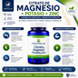 Citrato de Magnesio + Potasio + Zinc | 60 Cápsulas