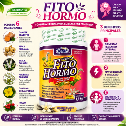 Fito Hormo Mujer | Maca Peruana y Camote Silvestre | 1.1 kg