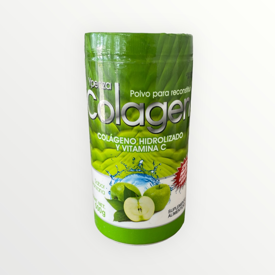 🍏 Colágeno Hidrolizado 500 g Sabor Manzana Verde – Ypenza