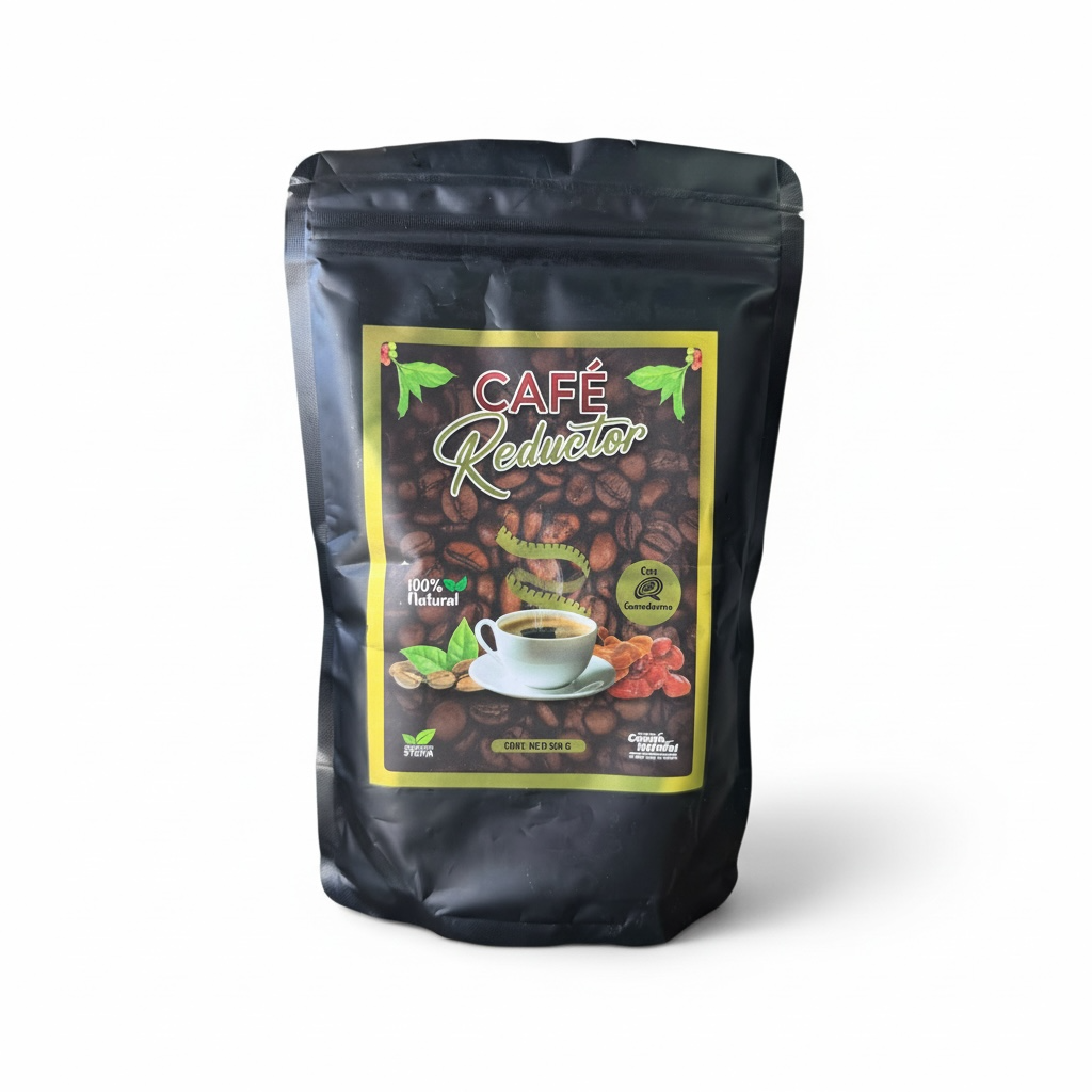 Café Reductor con Senósidos A-B, Ganoderma (Reyshen) y Stevia | Apoyo para el Metabolismo y Bienestar Digestivo | 300g