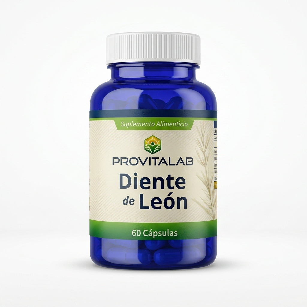 Diente de León Provitalab 60 Cápsulas | Apoyo Digestivo, Hepático y Bienestar Natural