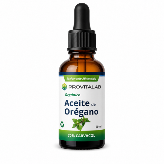 🌿 Aceite de Orégano Orgánico – Provitalab (30 ml)