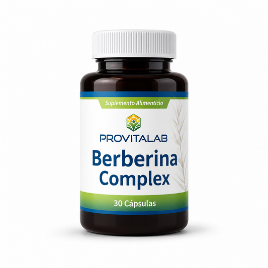 🟡 Berberina Complex – Provitalab (30 cápsulas)