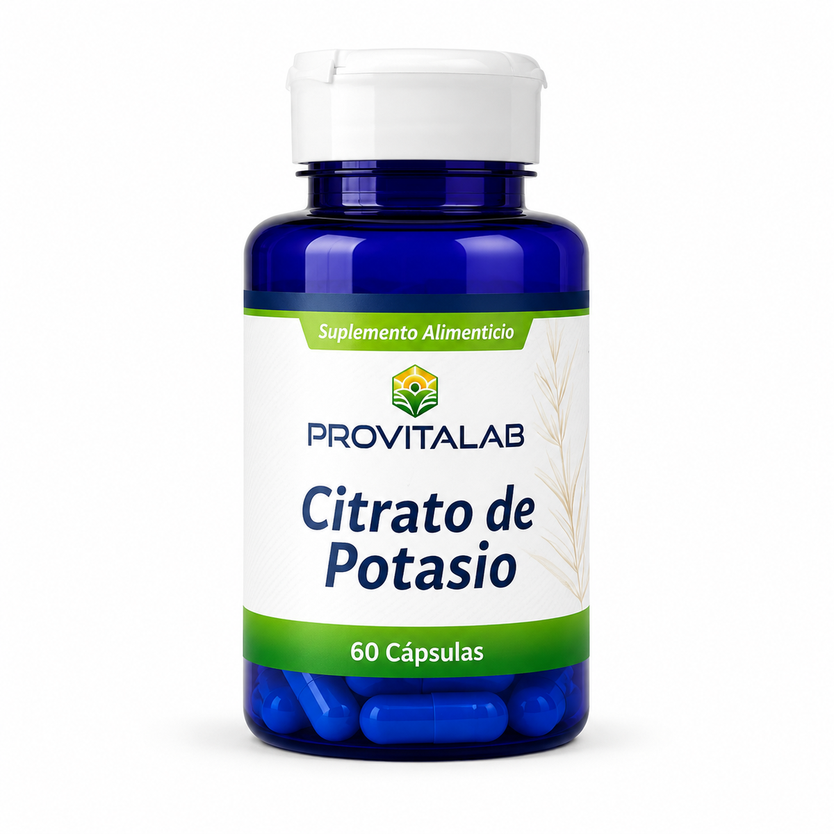 ⚡ Citrato de Potasio – Provitalab (60 cápsulas)