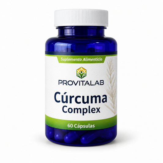 🌿 Cúrcuma Complex – Provitalab (60 cápsulas)
