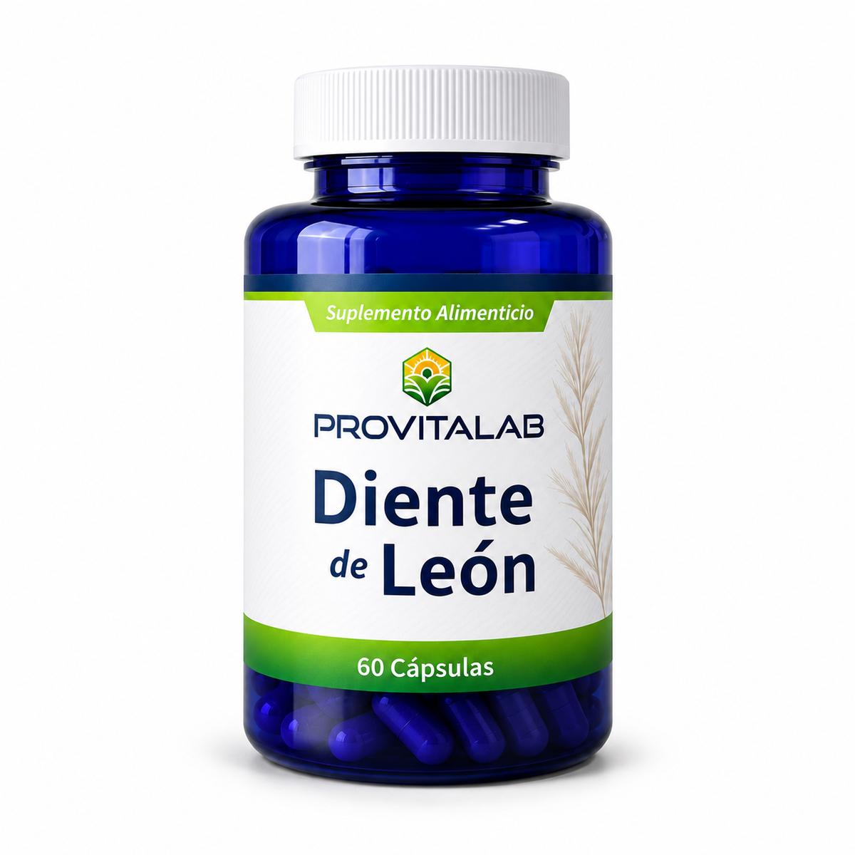 Diente de León Provitalab 60 Cápsulas | Apoyo Digestivo, Hepático y Bienestar Natural