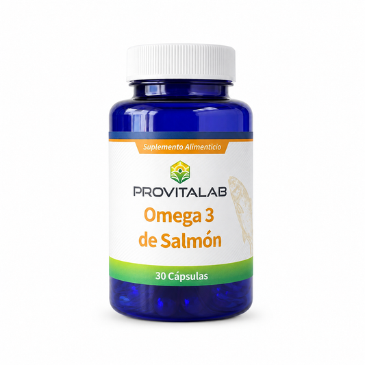 🐟 Omega 3 de Salmón – 30 Cápsulas (Provitalab)