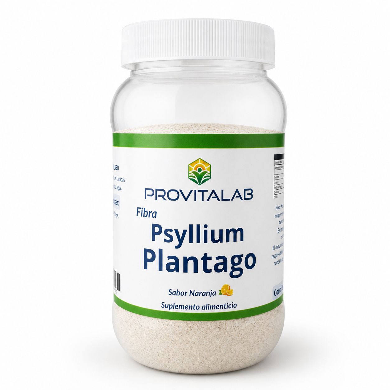Psyllium Plantago sabor Naranja | 300 gramos