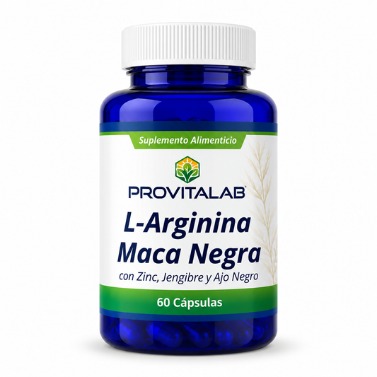 L-Arginina y Maca Negra con Zinc| 60 Cápsulas