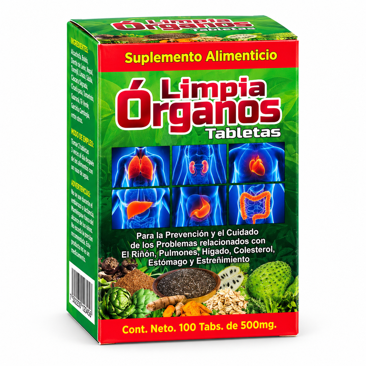 Limpia Órganos tabletas