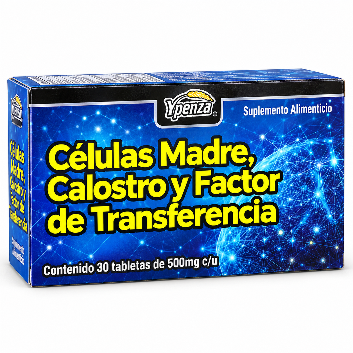 Células madre, Calostro y Factor de Transferencia 30 tabletas