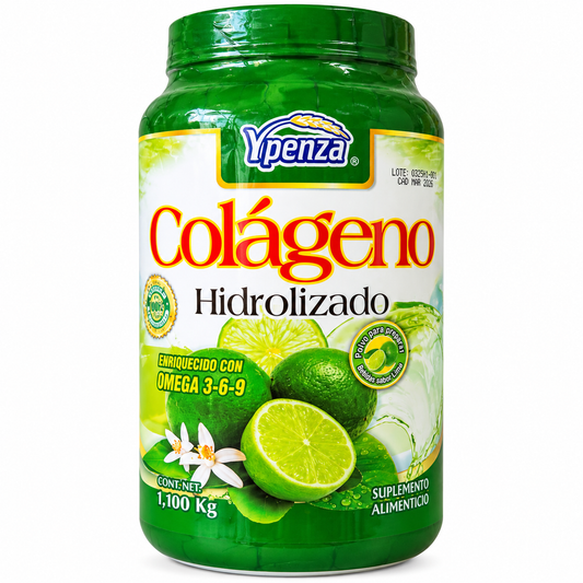 🍋 Colágeno Hidrolizado Sabor Limón – Ypenza (1.1 kg)