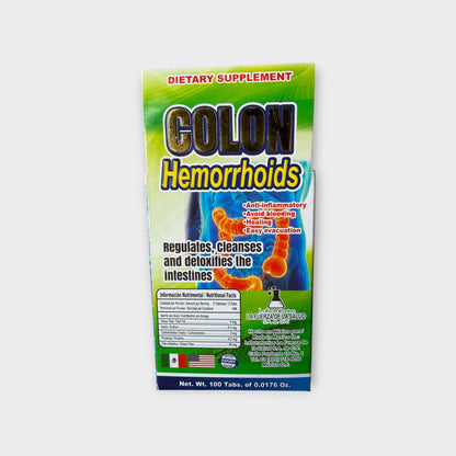 🌿 Colon Hemorroides – 100 tabletas