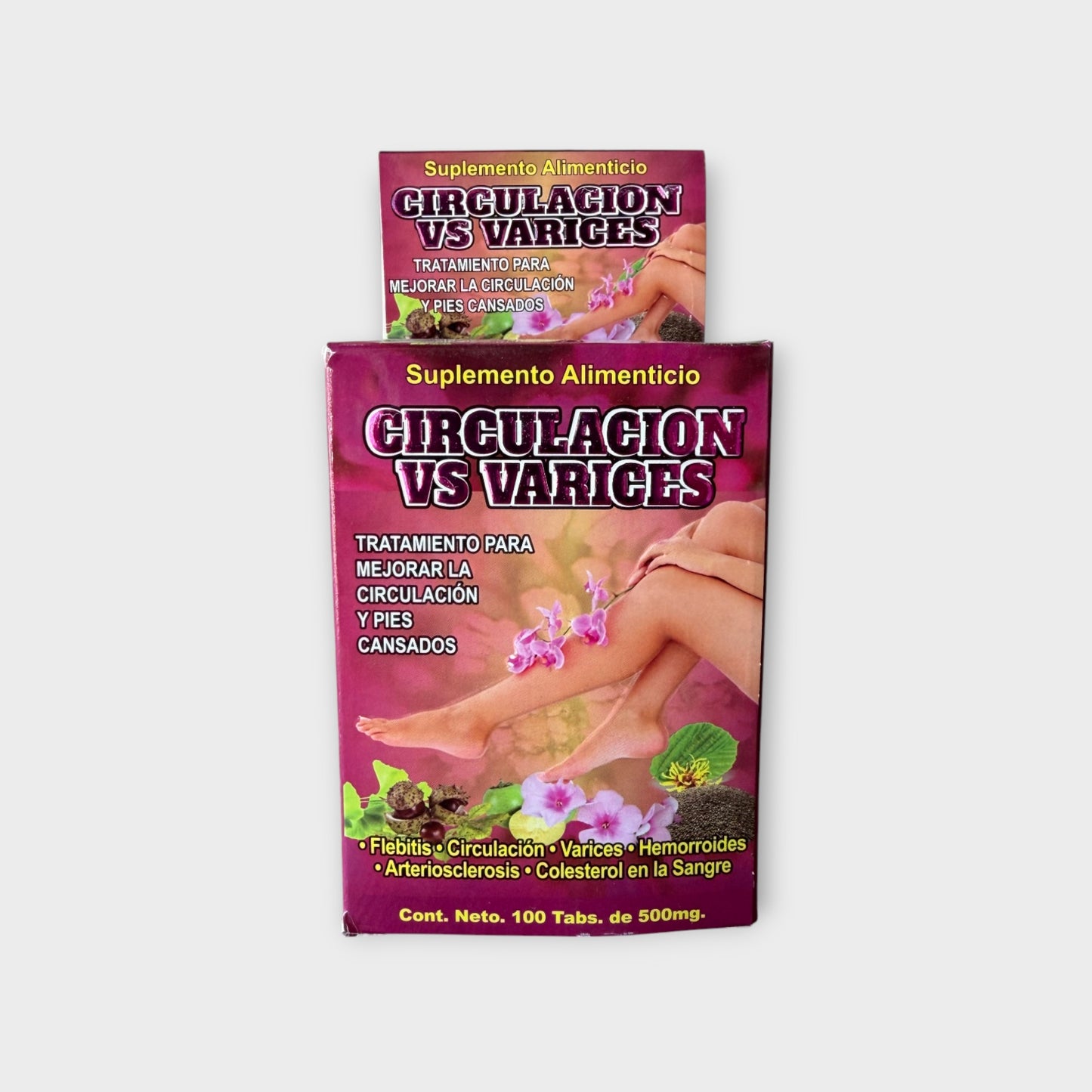 💜 Circulación vs Várices – 100 tabletas