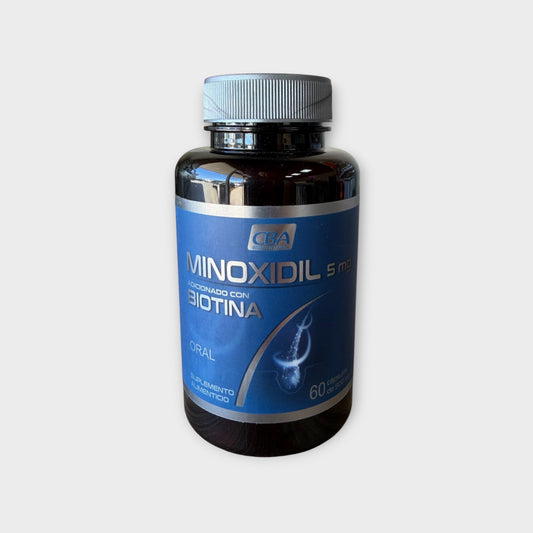 💊 Minoxidil + Biotina – 60 cápsulas