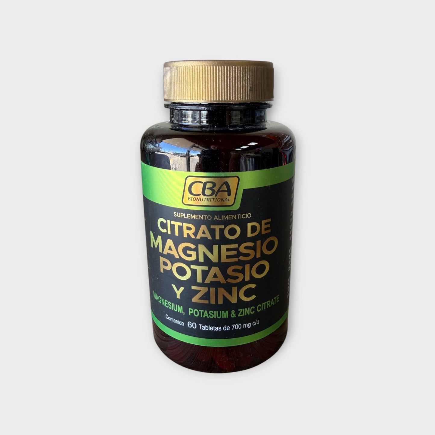⚡ Citrato de Magnesio + Potasio + Zinc – 60 tabletas