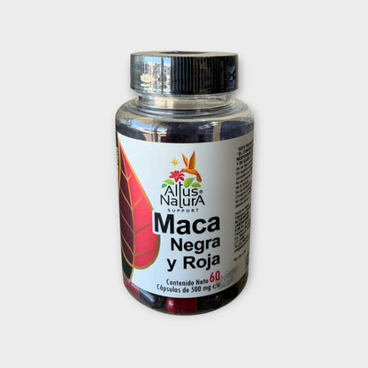 ❤️ Maca Negra y Roja – Altus Natura (60 cápsulas)