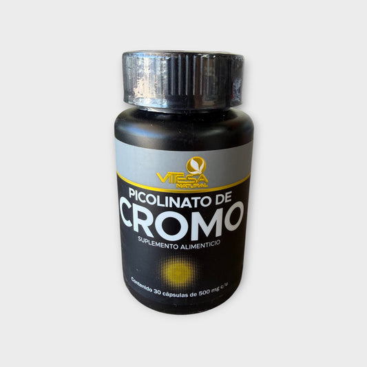 💎 Picolinato de Cromo 500 mcg – Vitesa (30 cápsulas)