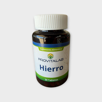 🔴 Hierro – Provitalab (30 tabletas)